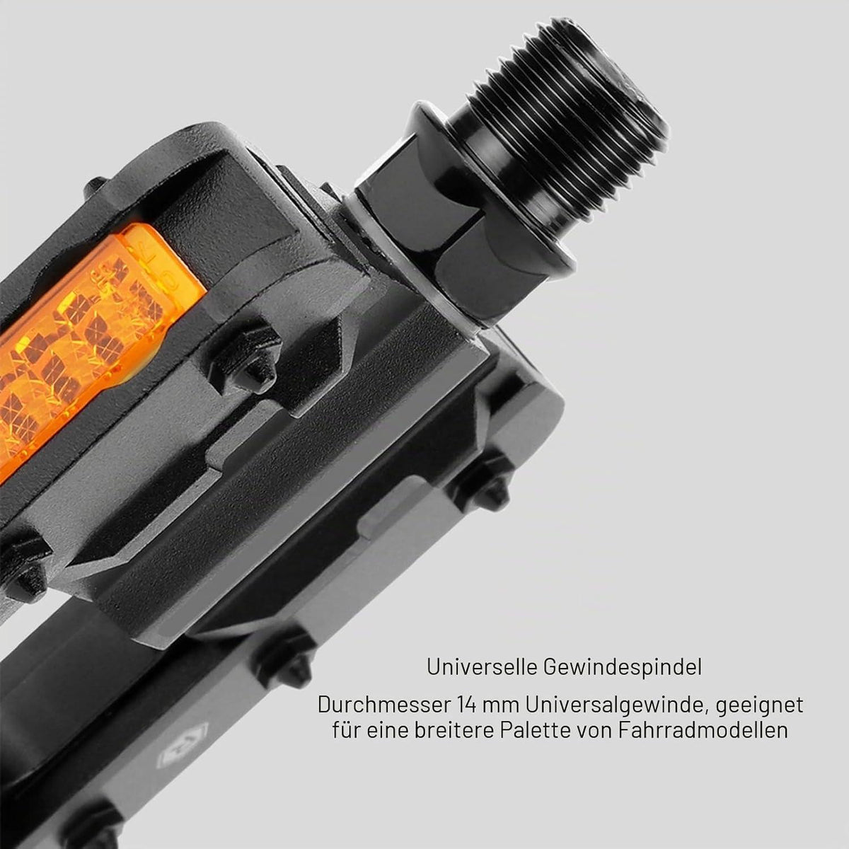Klappbares Fahrradpedal aus Aluminiumlegierung mit rutschfestem Nagel