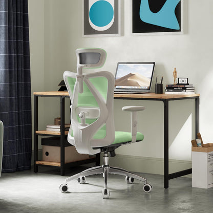 SIHOO M18 Bürostuhl ergonomisch mit Verstellbarer Kopfstütze
