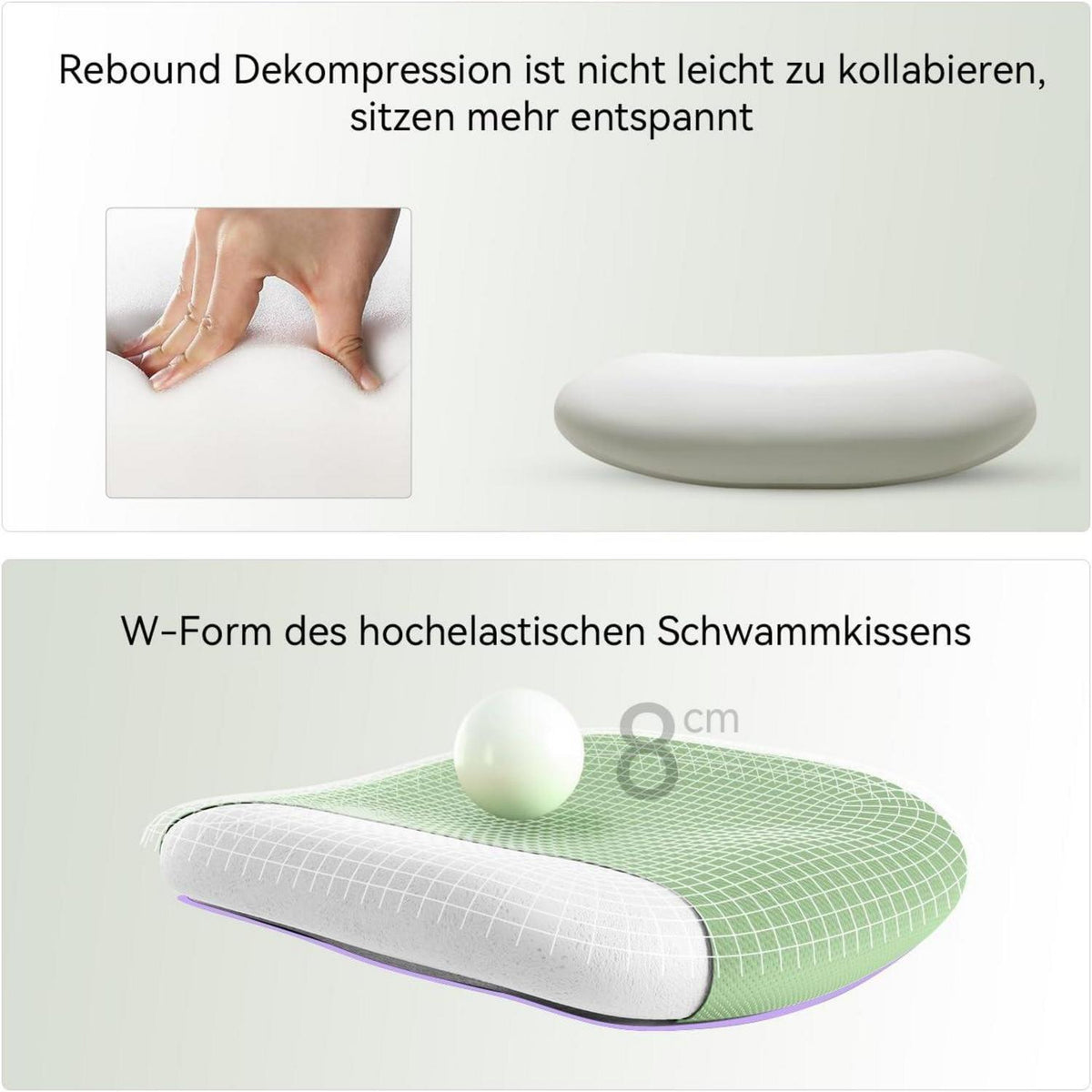 SIHOO M18 Bürostuhl ergonomisch Verstellbare Kopfstütze Lendenwirbelstütze