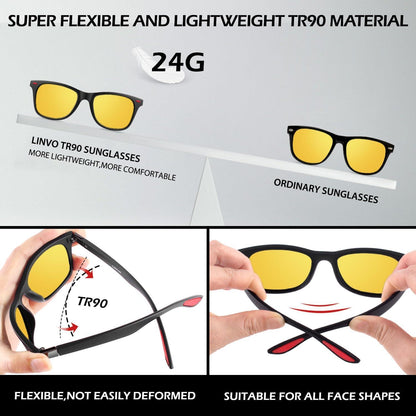 Polarisierte Sonnenbrille Herren Damen UV Schutz Autofahren
