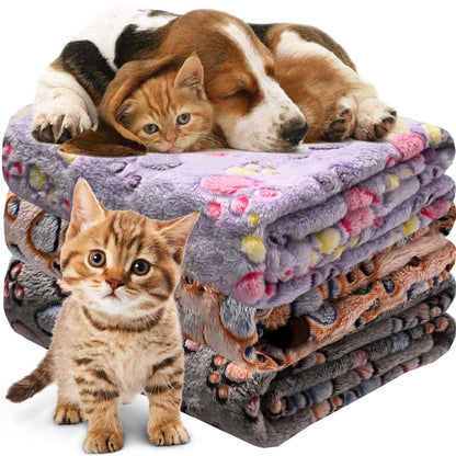 Flauschige Haustierdecke 3er Set – Weich & Waschbar (76x52cm)