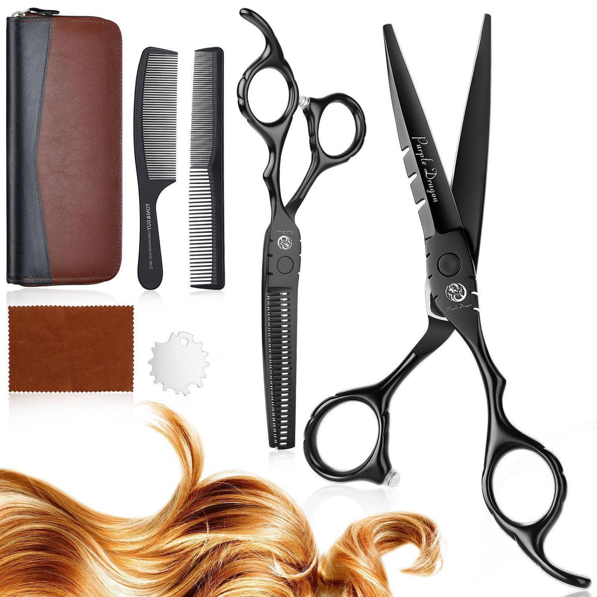 Professionelles Haarschneideschere Set 5,5 Zoll mit Effilierschere