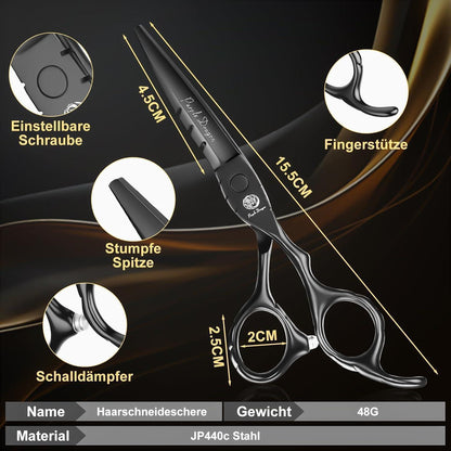 Professionelles Haarschneideschere Set 5,5 Zoll mit Effilierschere