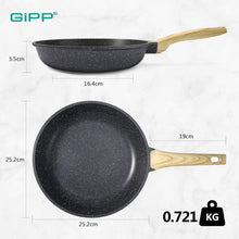 Bratpfanne 24cm Granit Antihaft Induktion PFOS/PFOA-Frei