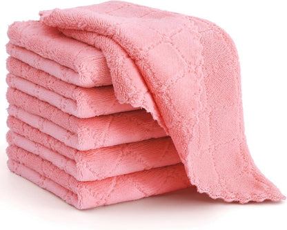 6er Pack Mikrofasertücher Saugfähige Putzlappen Autopflege 30x30cm