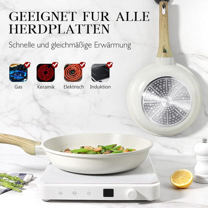 Antihaft Pfanne 24cm Granit Beschichtete Bratpfanne Induktion