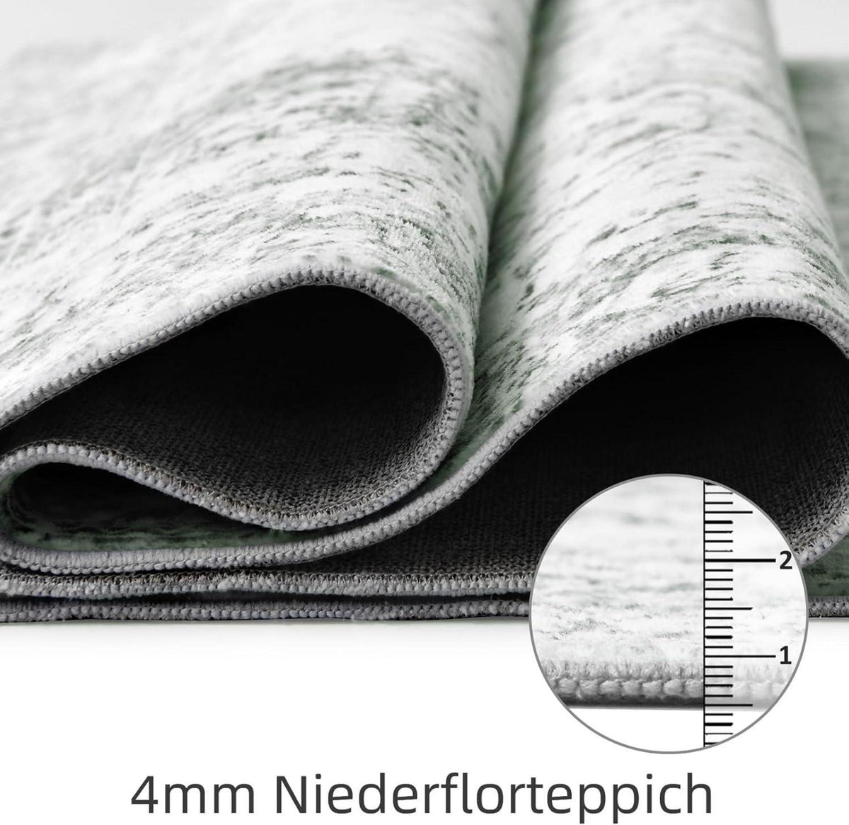 Vintage Teppich Boho Kurzflor Teppich Waschbar Weich rutschfest