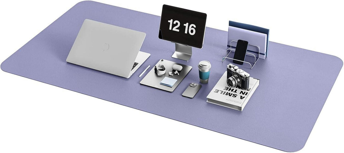 Großes Office Mousepad mit Leder, Wildleder 120x60cm
