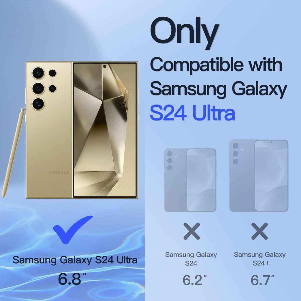 Sichtschutzfolie für Samsung S24 Ultra 5G, Anti-Spähen TPU