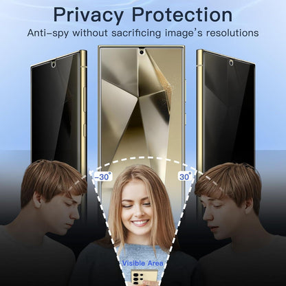 Sichtschutzfolie für Samsung S24 Ultra 5G, Anti-Spähen TPU