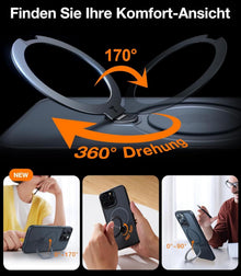TORRAS 360° Ostand Spin iPhone 15 Pro Max Hülle Magnetisch