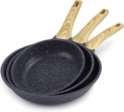Antihaft Pfannenset 20/24/28 cm Induktion Bratpfannen Set