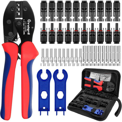 Solar Crimpzange Set für PV Kabel 2.5-6mm² mit Steckern