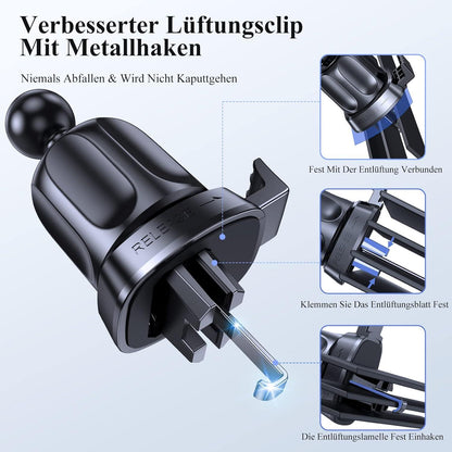 Handyhalterung Auto Universal Starker Saugnapf Metallhaken kfz
