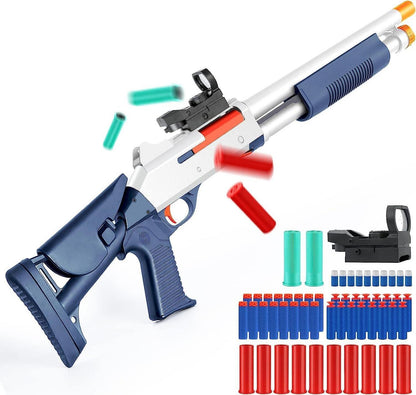 Schaumstoff-Blaster Pistole mit Zielfernrohr und Soft Darts