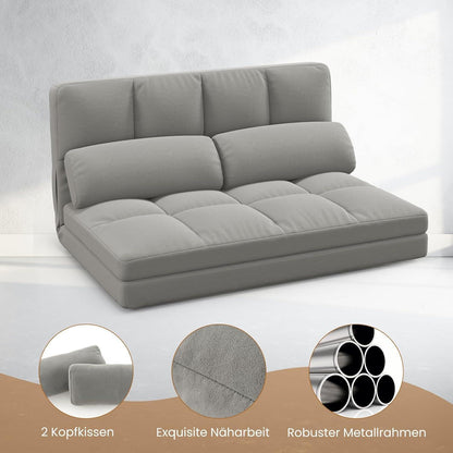 GOPLUS Schlafsessel mit Verstelllehne – 3in1 Sofa für Wohnzimmer