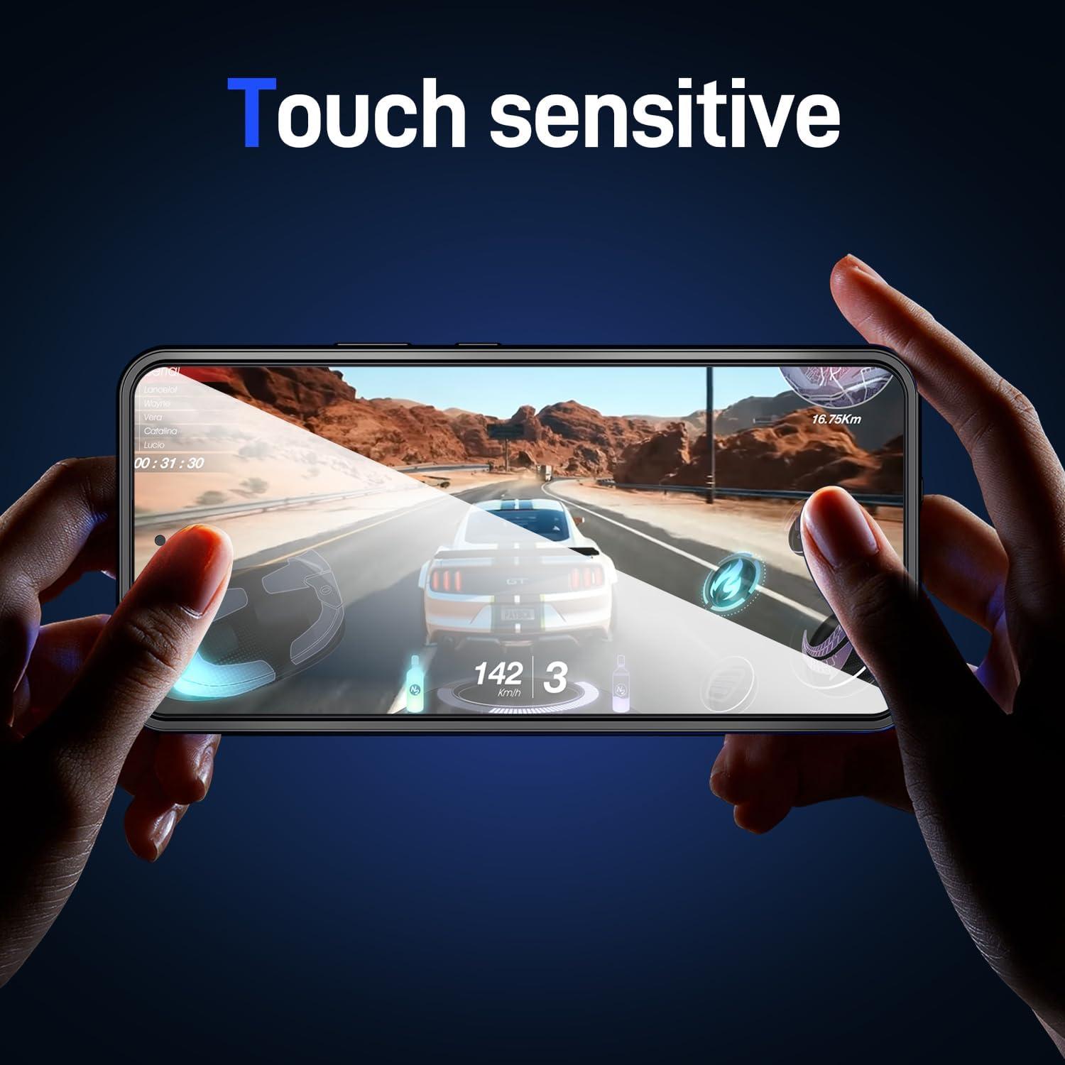 Xiaomi Redmi Note 13 Pro 5G Hülle mit Magnet Adsorption 360° Schutz Kohlefaser Case - Schwarz