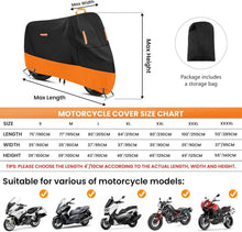 Motorrad Abdeckplane 300D Wasserdicht Oxford Outdoor L (205