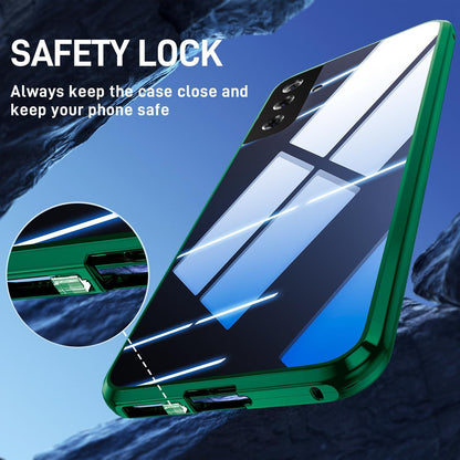 Hülle Samsung Galaxy S24 Magnet Adsorption 360 Grad Schutz Aluminium
