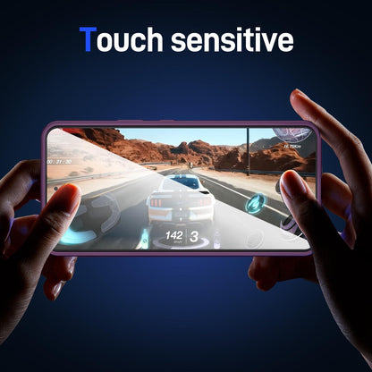 Xiaomi Redmi Note 13 5G Magnetische Adsorption Hülle Stoßfest Flip Cover lila