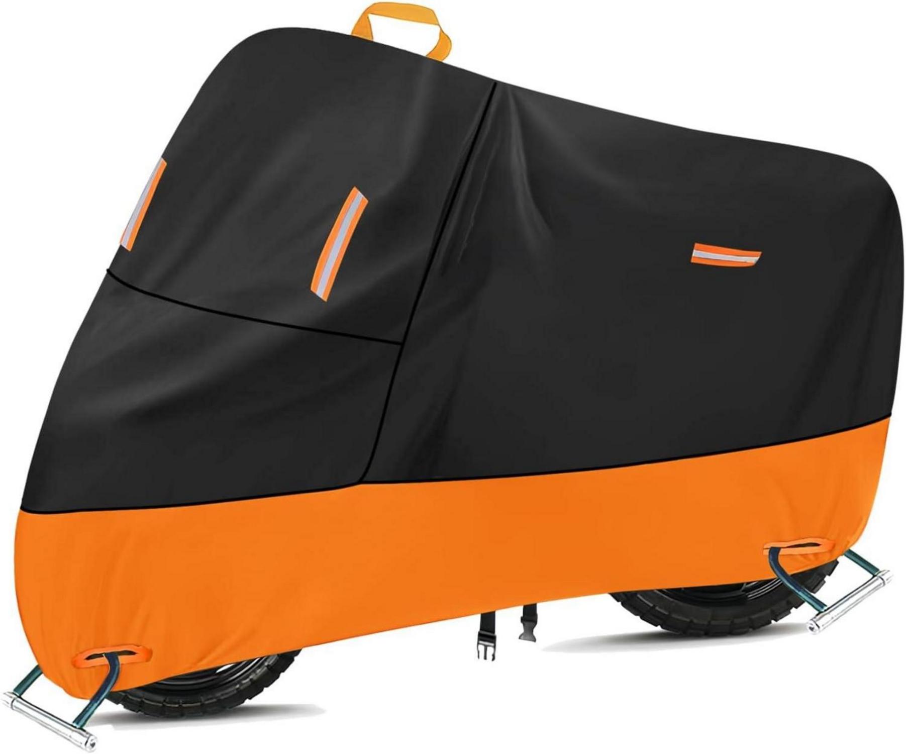Motorradabdeckung Outdoor 300D Oxford wasserdicht mit Reflektierenden