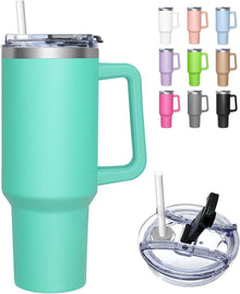 Thermobecher 1180ML 2-in-1-Deckel Kaffeebecher Thermo Trinkbecher