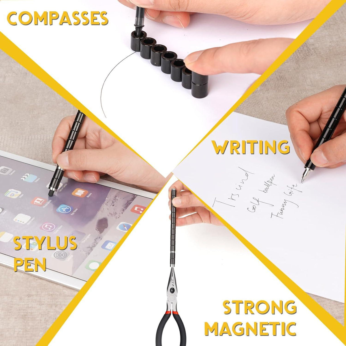 TRSCIND Fidget Pen Golf Crushmetric Stift Geschenk Männer Vatertag Blau