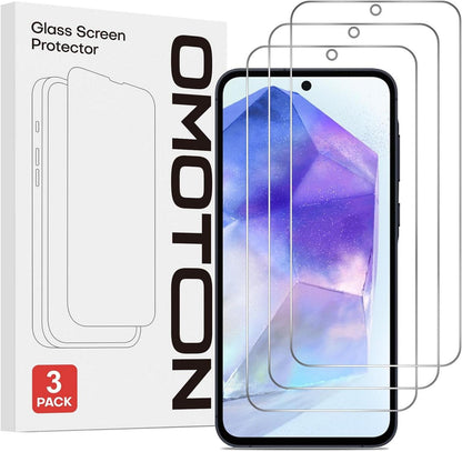 Panzer Schutz Glas für Samsung Galaxy A35 5G/A55 5G, 3er Pack 9H Härte