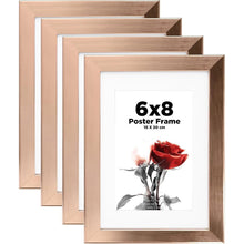 Egofine Holzrahmen Bilderrahmen Acrylglas 15x20cm 4er-Set