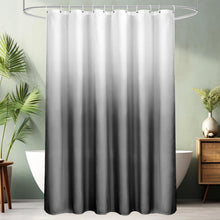Duschvorhang Textil 180x180cm Grau Wasserdicht mit Antischimmel