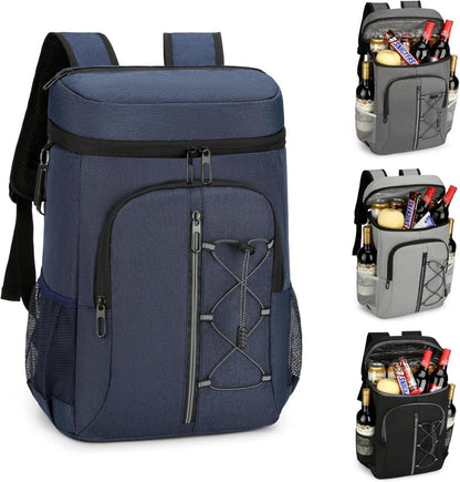 Kühlrucksack 28L Isoliertasche Picknickkorb Wasserdicht Strandtasche