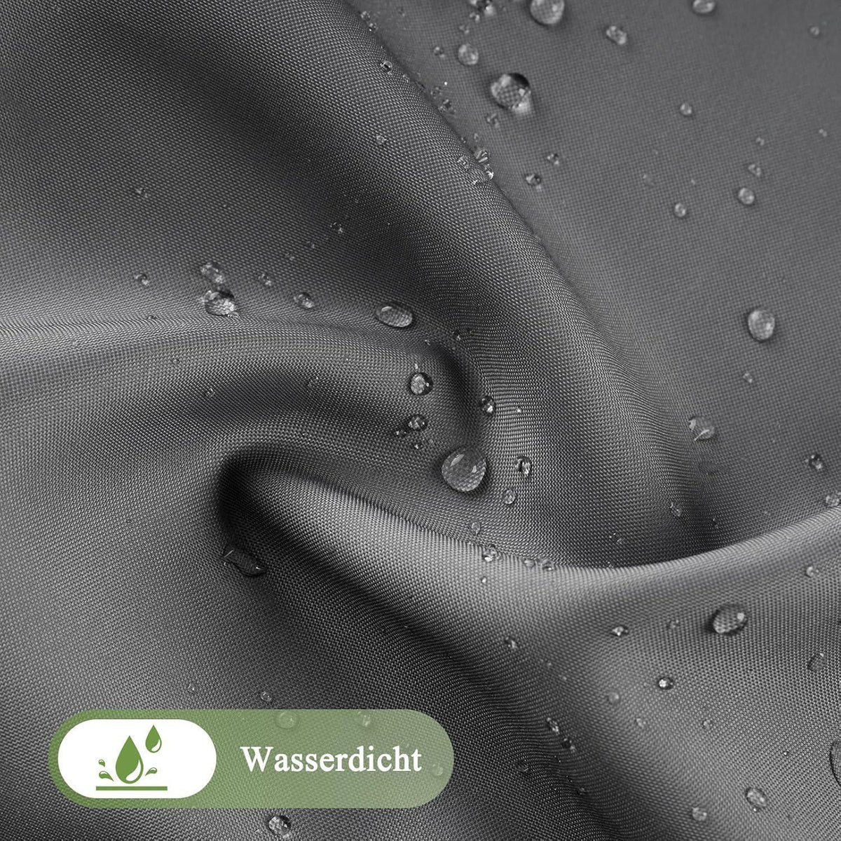 Textil Duschvorhang Grau 240x200cm Wasserdicht Farbverlauf