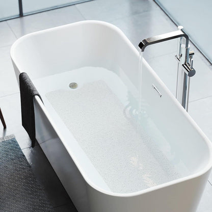 Rutschfeste Badewannenmatte 100x40cm – Schnelltrocknend & Zuschneidbar