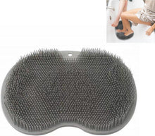 Große Silikon Fußbürste mit Saugnapf, Rutschfestes Massage Pad für
