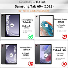 Hülle Samsung Galaxy Tab A9 Plus 11 Zoll 2023 Schutzhülle