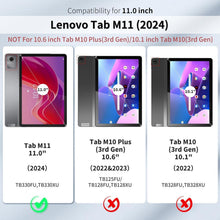Lenovo Tab M11 TB330 2024 Hülle Schwarz mit Stifthalter