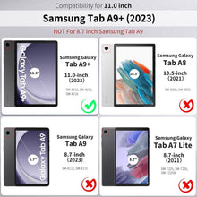 Hülle Book Cover Samsung Galaxy Tab A9 Plus 11 Zoll 2023