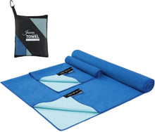 Mikrofaser Handtuch Set Sporthandtuch Reisehandtuch Strandtuch 2 Stück