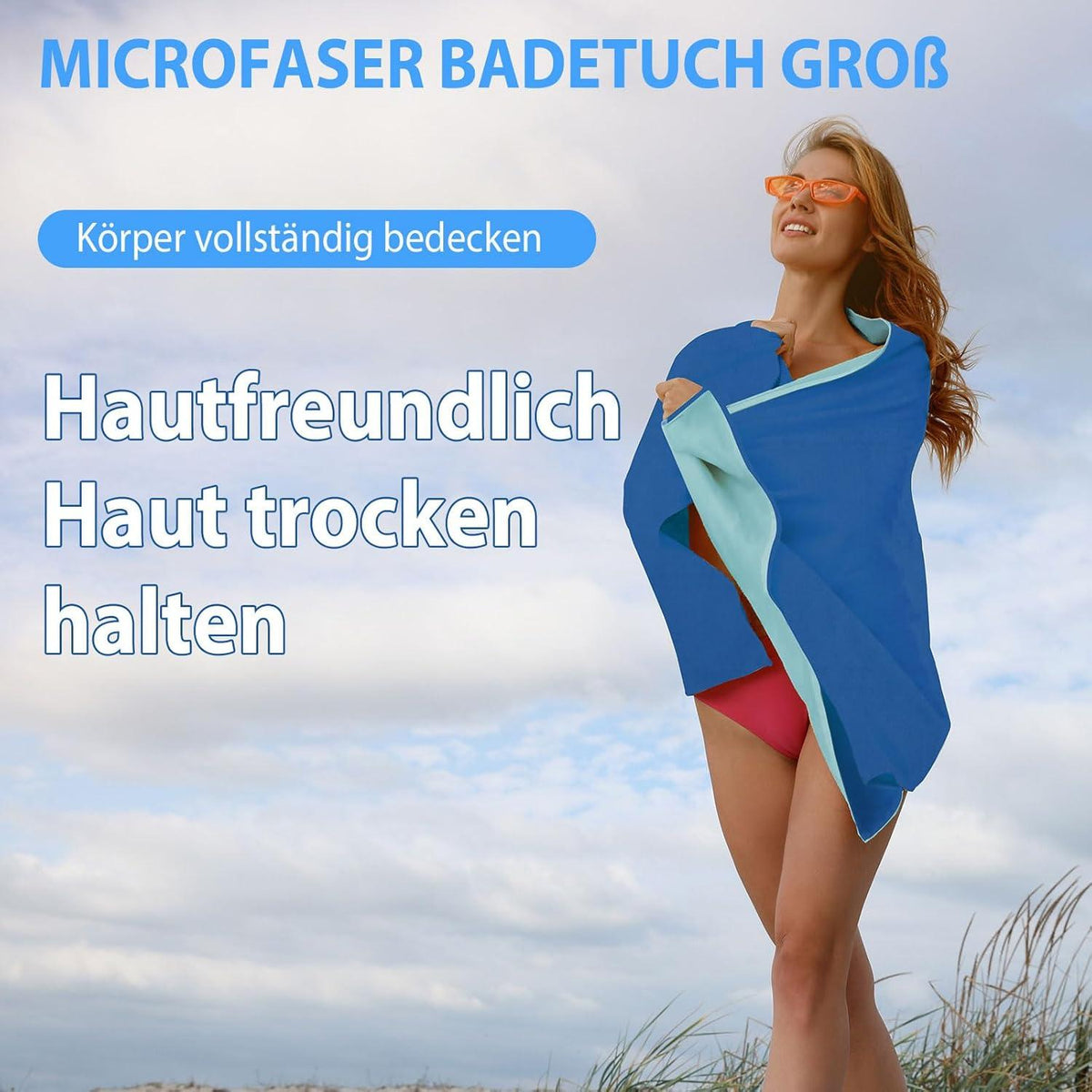 Mikrofaser Handtuch Set Sporthandtuch Reisehandtuch Outdoor