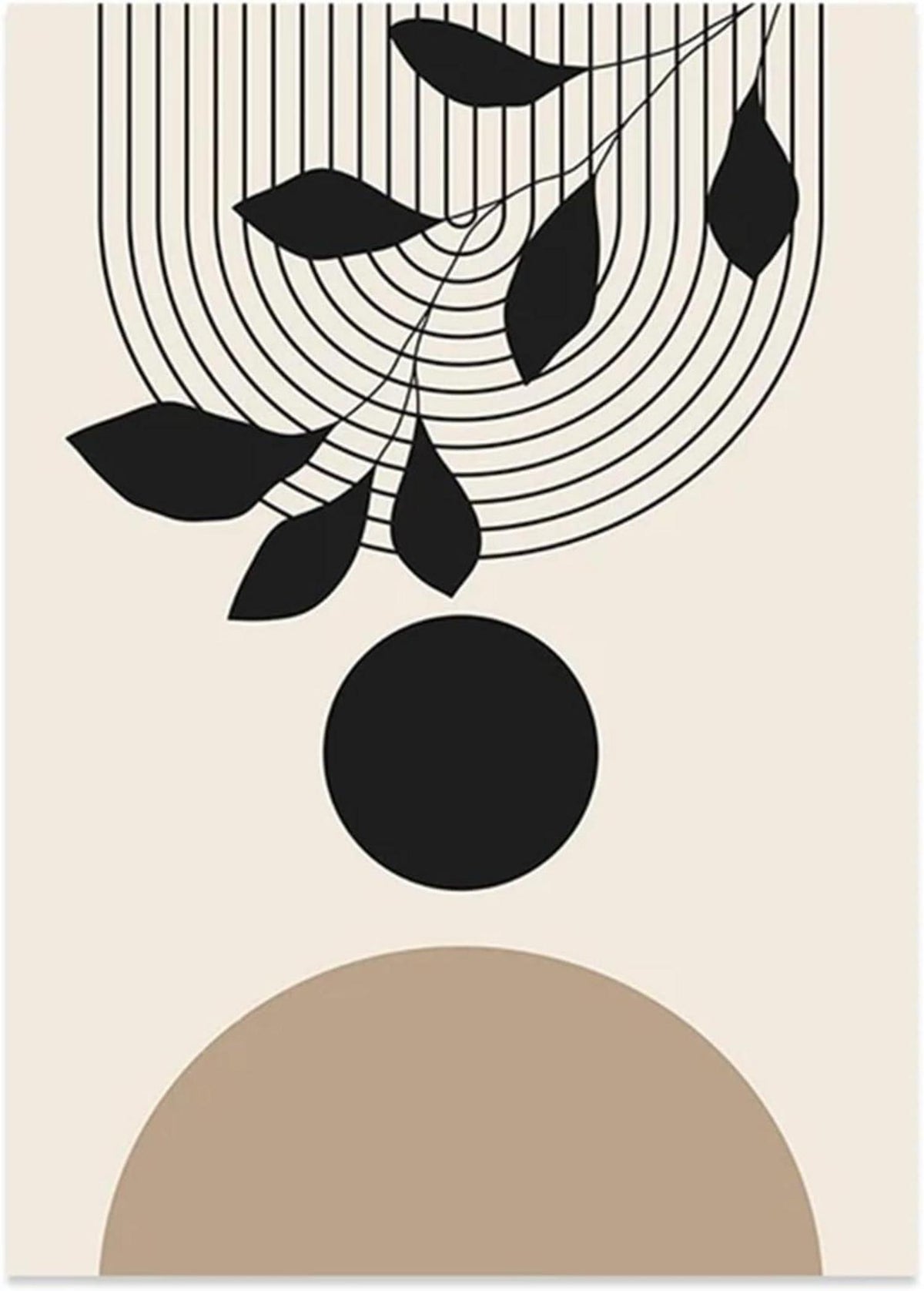 Trayosin Abstrakt Modernes Poster Set 3 Stück Kunst Bilder Wanddeko Wohn