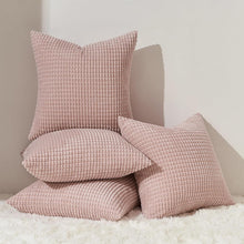 Kissenbezug 50x50 4er Set Cord körnig Dekokissenbezüge Sofa
