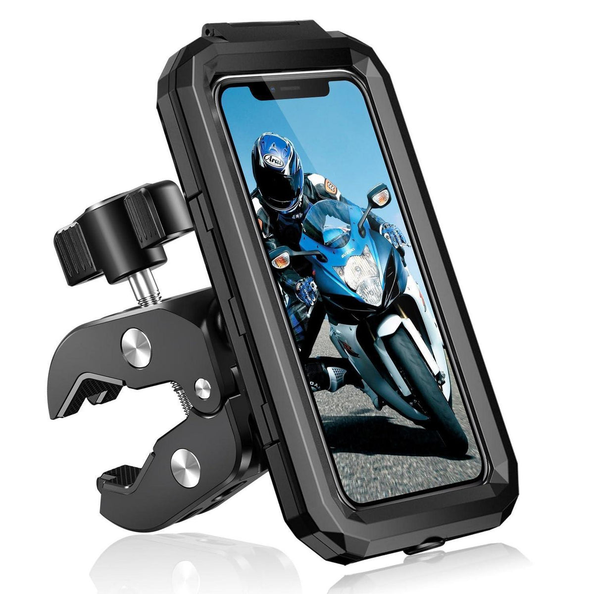 Motorrad Handyhalterung Wasserdicht 360° Drehbar Universal