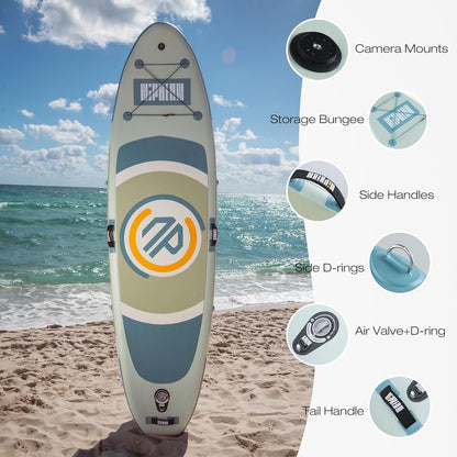 Aufblasbares Stand Up Paddling Board mit Zubehör - Ideal für Anfänger