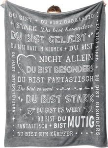 Personalisierte Flanelldecke Geschenk für Frauen Männer