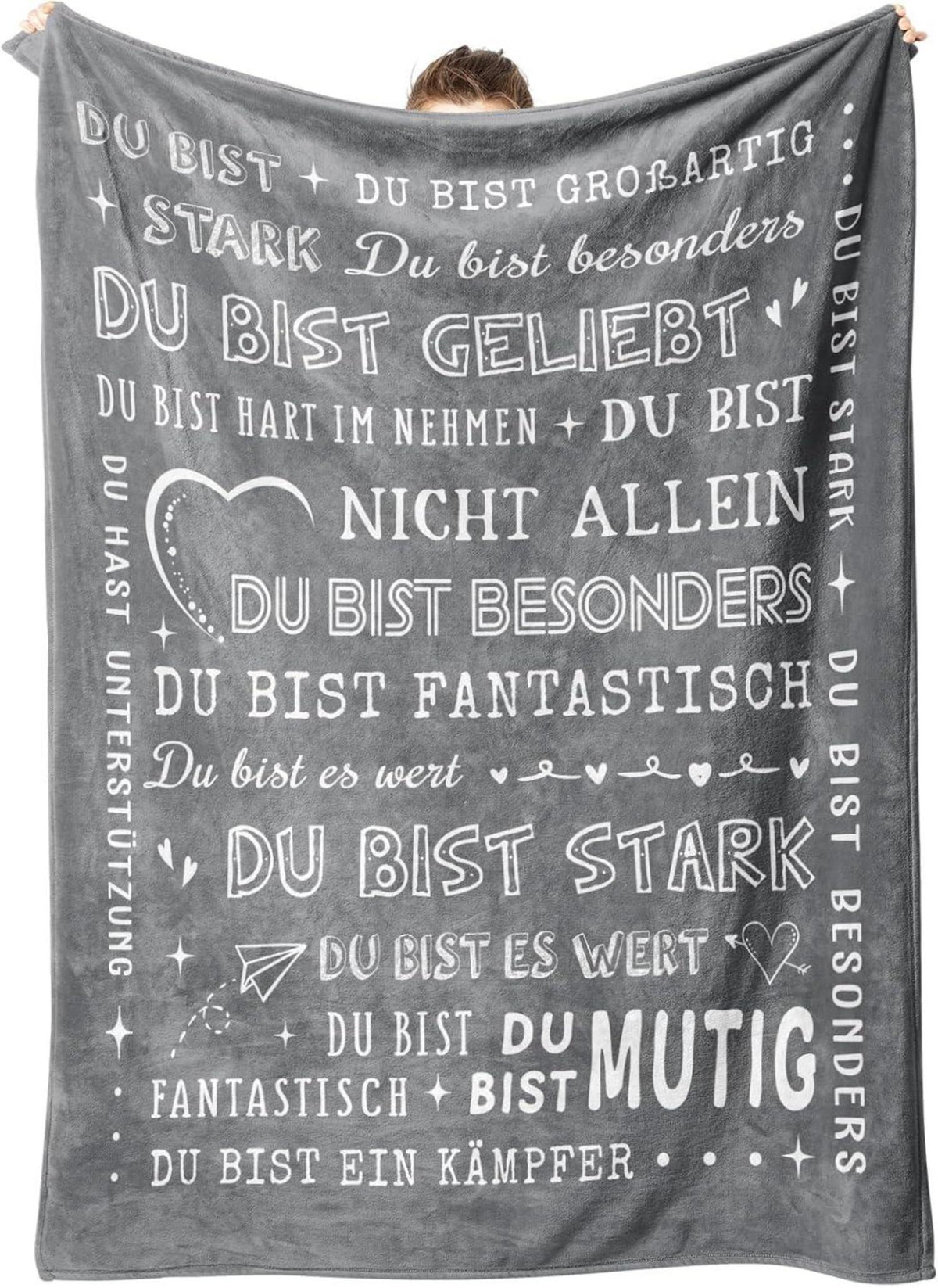 Personalisierte Flanelldecke Geschenk für Frauen Männer