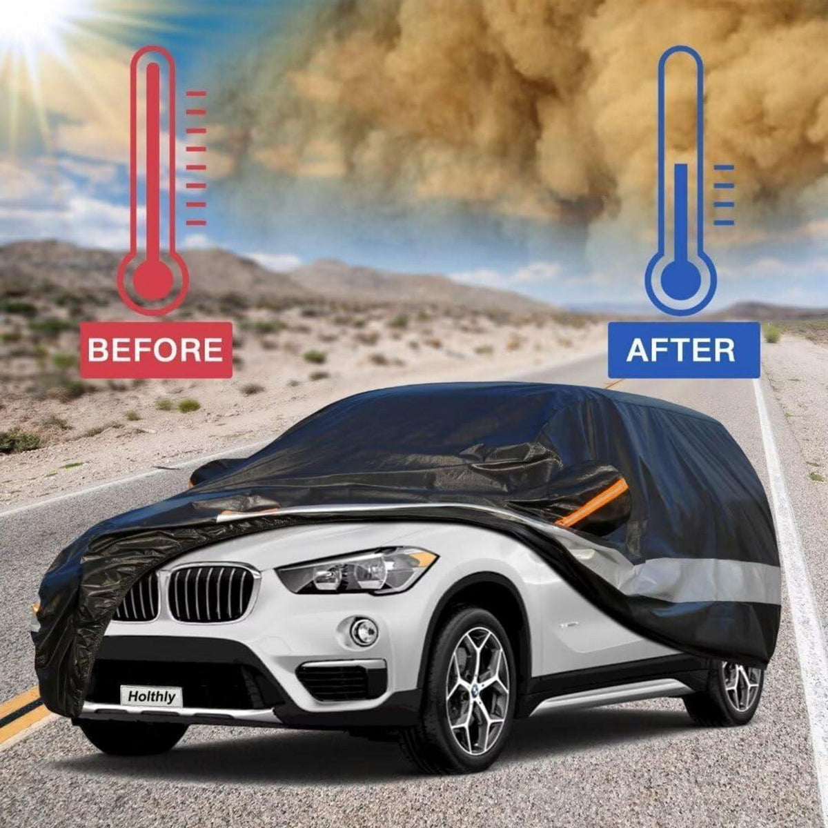 Auto Abdeckplane BMW X1 (2009-2024) – Wasserdicht & Atmungsaktiv