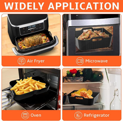 Silikonform Airfryer Zubehör für Ninja Flexdrawer AF500DE AF500EU 3-teilig