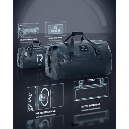 Wasserdichte Motorrad Gepäckrolle 30L – Vielseitige Hecktasche
