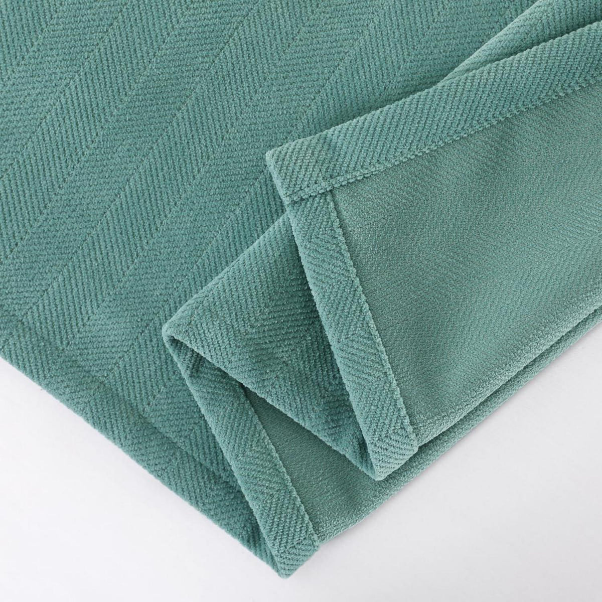 Bettläufer Chenille Blau-Grün 180x50cm Modern Style