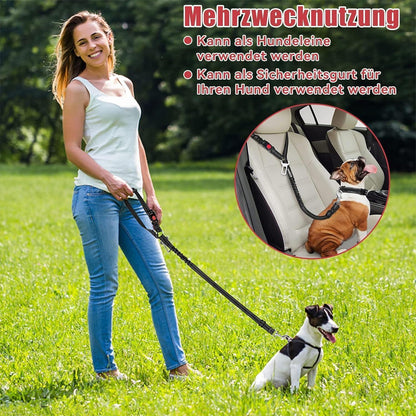 Verstellbarer Hunde Sicherheitsgurt Auto Kopfstütze für kleine Hunde